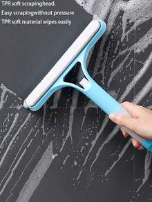 Dụng cụ vệ sinh kính đa năng 3 trong 1 có vòi phun, nhựa Polypropylene (PP), dùng cho phòng tắm, nhà bếp, phòng khách, phòng ngủ, nhà vệ sinh - Dụng cụ cạo gương và cửa sổ hiệu quả - Nhiều màu - Xem 8