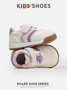 Elegant Baby Flat Shoes, Unisex, Fashionable & Versatile, Non-Slip, Lightweight, Regular, Durable, Helpful For Baby's Foot Development, Spring/Autumn