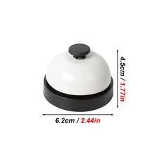 2pcs/4pcs Random Color Metal Hand Clapper Bell, Multi-Functional Call Bell For School Desk Buzzer, Classroom, Kitchen, Restaurant, Bar, Tabletop Games, Pet Training And Interactive Entertainment, No Power Or Battery Required