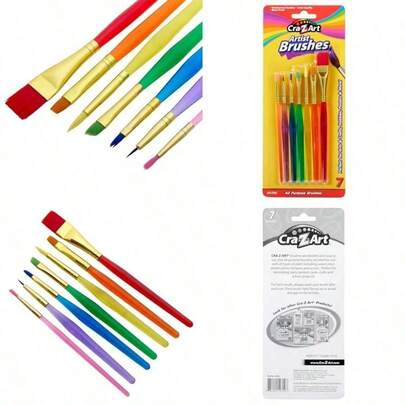 1 Piece Candy Rainbow Color Watercolor Brush, Art Painting Pen, Artist Painting Writing Tool, Exquisite Gift Plastic Pen Barrel Painting Graffiti Coloring Brush