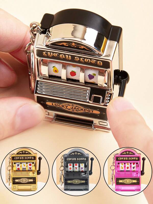 1 buc mini amuzant drăguț norocos cu fructe breloc pandantiv mașină de filat joc slot machine mic norocos tragere pandantiv cu rolă de filare breloc sărbătoare ziua de naștere breloc femei breloc bărbați breloc breloc geantă breloc mașină accesorii breloc iubitor de jocuri breloc ziua de naștere festival petrecere eveniment suvenir camera prietenului decorare. Accesorii de Halloween Ziua Profesorilor idei de cadouri de Crăciun