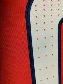 Customized Name And Number Men's Embroidered American Football Jersey Denver Orange V-Neck Personalized Short Sleeved Shirt Party Game Training Competition Sports Top DIY S-XXL