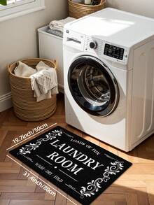 DAJIANG 1 tấm thảm phòng giặt hiện đại, thảm sọc mềm mại, thảm lối vào, thảm nhà bếp, có thể giặt máy, thảm chữ chống bụi, trang trí nhà cửa, trang trí phòng dịp lễ. - Nhiều màu - Xem 5