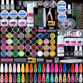 MAGIC ARMOR 亞克力指甲工具套裝,亞克力粉末狀和液體套裝,美甲套裝,指甲刀,亞克力液體指甲油,指甲刷,美甲用品,專業美甲延伸,初學者指甲工具