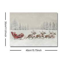 1 tấm áp phích Giáng sinh ông già Noel tuyết không khung tuần lộc xe trượt tuyết ấm cúng lễ hội nghệ thuật treo tường mộc mạc in vải canvas trang trí trang trí thẩm mỹ trang trại mùa đông cho căn hộ, phòng khách, phòng ngủ, trang trí nhà hiện đại trang trí halloween trang trí giáng sinh lễ tạ ơn đám cưới sinh nhật làm quà tặng đồ dùng cho bữa tiệc trong nhà ngoài trời vườn ngày lễ halloween cây thông Noel trang trí quà tặng lễ tạ ơn đám cưới sinh nhật làm quà tặng đồ dùng cho bữa tiệc trang trí halloween đồ trang trí halloween - Nhiều màu - Xem 9