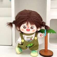 4pcs 20cm Doll Clothes Set - Shirt & Overalls, Authentic Doll Outfit, Suitable For Back To School, Graduation, Entertainment, Holiday Party, Best Friend/Birthday/Halloween Gift - Multicolor - View 10