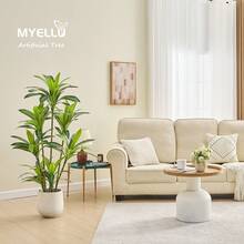 Dracaena Plant Artificial Tree Decor - Tall Fake Tree For Home Decor Faux Plant Indoor Artificial Dracaena Tree For Living Room Bedroom Office Live Streams Decorative Modern Greenery