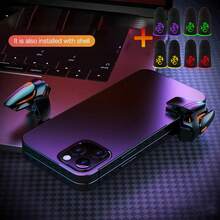 1 par de Disparadores de Juego Móvil DY01, Botones Duales Sensibles de Apuntar y Disparar, Larga Vida Útil, Compatible con Todos los Teléfonos Inteligentes (Baterías No Incluidas)