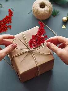 5/10/20/30 piezas de bayas rojas artificiales para decoraciones de árbol de Navidad, decoración de caja de regalo, corona hecha a mano DIY, para decoración del hogar, decoración de corona, decoración de habitación, centro de mesa, decoración de fiesta y festival