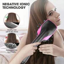 沙龙级多功能电动吹风直发器，一步完成吹干和直发，打造蓬松秀发 - 英規插(220-240V) - 查看 10