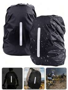 15-75L High-Gualty Backpack Rain Cover -Large Capacity, Wearesistant, Ultra-Lght, Suitable For Hiking,Camping And Backpack Rainproof And Anti-Fouling Cover, Dustproof Cover For Outdoor Travel Hiking And Mountaineering Bag, Foldable And Backpack Protective Cover With Reflective Strips, Suitable For Outdoor, Mountaineering, Commuting, School, Home, Travel Storage