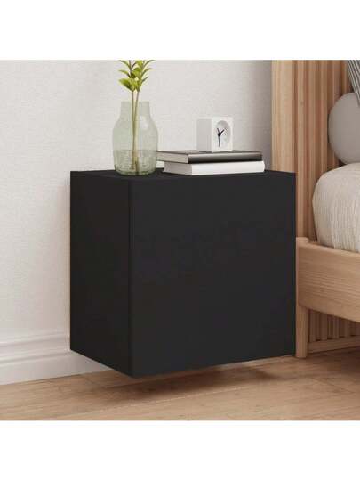 VidaXL TV Wand Units Pcs 40.5x30x40 Cm Processed Wood Zwart