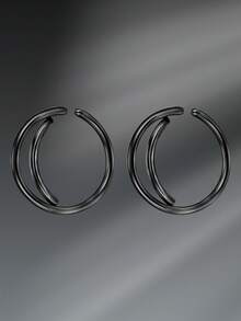 Bộ 2 khuyên mũi đôi bằng thép không gỉ 20G dùng xỏ khuyên mũi đơn, khuyên mũi bạc vàng đen trắng đính đá CZ, khuyên mũi sụn vành tai, khuyên mũi, khuyên mũi vòng, khuyên tai vành tai, trang sức xỏ khuyên mũi cho nữ - vòng mũi - Xem 20