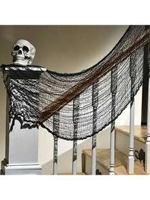 1 件/2 件/3 件万圣节黑色恐怖布-恐怖面料万圣节装饰（76.2 * 182.88 厘米）圣诞节万圣节感恩节礼物复活节礼物，圣诞节 - 彩色 - 查看 9