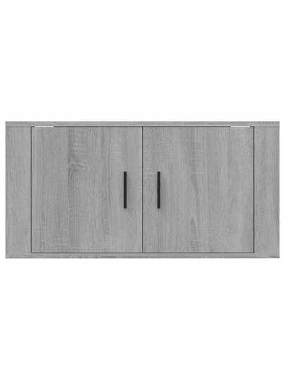 VidaXL TV Wand Unit 80x34.5x40 Cm Grijs Sonoma Oak view 6