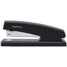 Basics - Grapadora con 1000 grapas, grapadora de oficina, capacidad de 25 hojas, antideslizante, color negro - Engrapadora oficina + Calculadora Escritorio - Ver 5