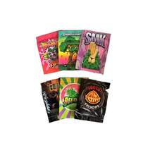 100 Count Mylar Zipper Bags With Window, Odor-Resistant, Waterproof, Reusable Plastic Bags For Candy, Gummies, And Small Items - Uncoated, Self-Sealing Storage Bags