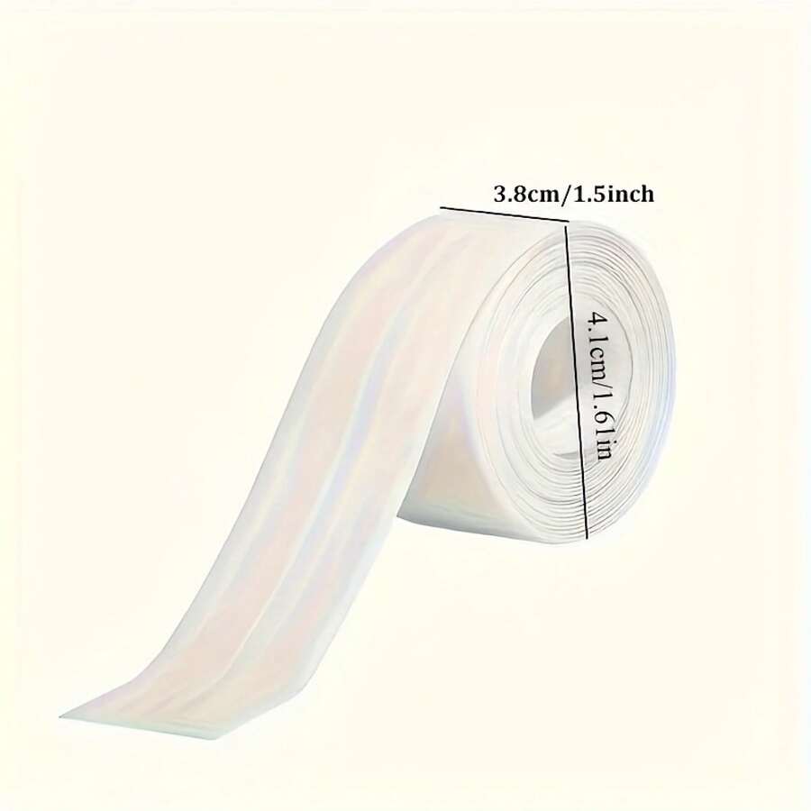 2 Rolls Waterproof Toilet Seal Strip, Self-Adhesive Kitchen Sink And Bathroom Sealing Tape. Prevent Moisture And Mold, Beautiful Gap Stickers And Sealing Tape, Suitable For Bathrooms, Sinks And Bathtubs - 2 卷 - 查看 1
