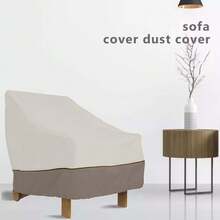 Waterproof Patio Chair Covers, Heavy Duty Oxford Fabric With PVC Coating, Dustproof Lawn Furniture Cover For Outdoor Winter