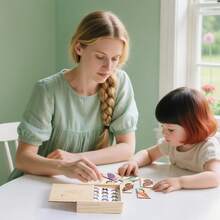 Children's Wooden Butterfly Puzzle Toy With Storage Box, Insect Cognitive Matching Game, Hand-Eye Coordination Training, Baby Enlightenment Gift, Home Decor, Parent-Child Interactive Toy - Multicolor - View 10