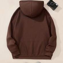 Romwe Embroidered Heart-Shaped Sweatshirt, Casual Geometric Printed Sweatshirt, Long-Sleeved Hooded Pullover For Men And Women, Soft And Light Stretch Polyester, All-Season Beach Sweatshirt With Pockets - A Gift For Men/Girlfriends! - White - View 6