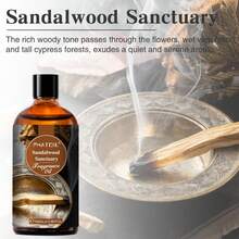 PHATOIL （全新香氛）1瓶100毫升/3.38液盎司香氛精油，适用于身体香薰机和加湿器，包含以下香型：晨曦桂花、香槟葡萄玫瑰、茶香旅行、黎明玫瑰、兰花梦境、檀香圣地、水果嘉年华