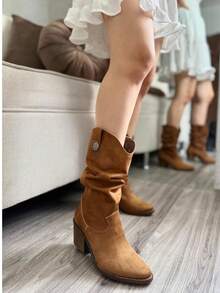 Women Ankle Boots & Booties - Camel - View 2