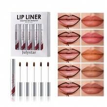 Julystar 5pcs Matte Tear-Off Lipsticks Portable Set, Innovative Matte Tear-Off Technology, One-Tear Makeup Application - Multicolor - View 3