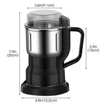Coffee Grinder, Coffee Machine, Electric Grinder, Coffee Grinder, Electric Powder Grinder, Kitchen Small Appliances, Spice Grinder, 3-Hole EU/UK Standard Plug (Black/Silver Base), 500 Ml Large Capacity, Kitchen Appliance, Small Grinder Mixer, Suitable For Grinding Coffee, Spices, Nuts And Grains. Stocking Fillers