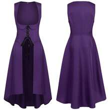 Cosplay Clothing - 241114 Renaissance Women's Dress Style 4 Brown - View 8