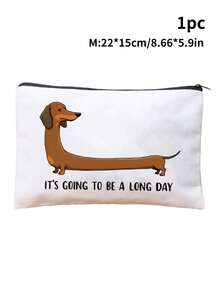 Saco de Armazenamento de Petiscos para Cachorro, Saco de Presente para Animais de Estimação, Saco de Armazenamento de Itens para Animais de Estimação com Padrão Fofo de Petiscos para Animais de Estimação, Saco com Zíper Leve, Adequado para Viagens e Uso Diário, Perfeito para Brinquedos, Petiscos e Guias de Animais de Estimação - O Presente Perfeito para Mamães e Papais de Cachorros, Presentes de Festa de Animais de Estimação