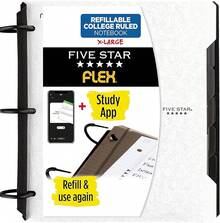 carpeta de 1 pulgada con pestañas, cuaderno y carpeta de 3 anillos todo en uno, azul (29328AD2) - Blanco - Ver 4