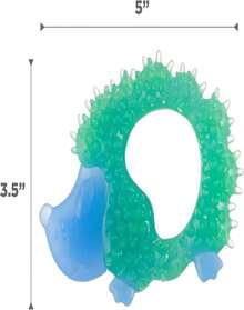 Outward Hound Cutie Chewies Hedgehog Dental Dog Chew Toy, Blue - ColorD - 查看 7