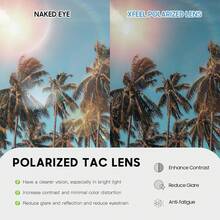 HYCHIC Women's Polarized Oversized Sunglasses Fits Over Prescription Eyeglasses Stylish Fashion Sun Glasses For Eye Protection - H-粉紅色/粉紅色 - 查看 6