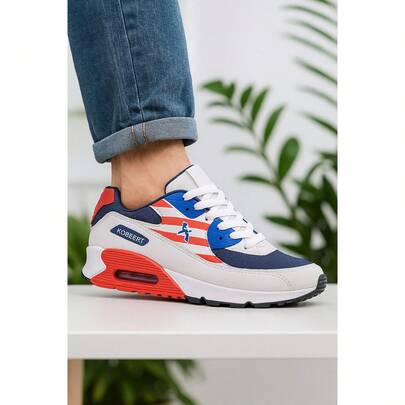 Tênis Masculino Casual Com Bola Gel Lançamento Kobeert  Leve E Resistente