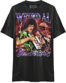 Weird Al Yankovic Retro Vintage Unisex Classic T-Shirt - 黑色 - 查看 1