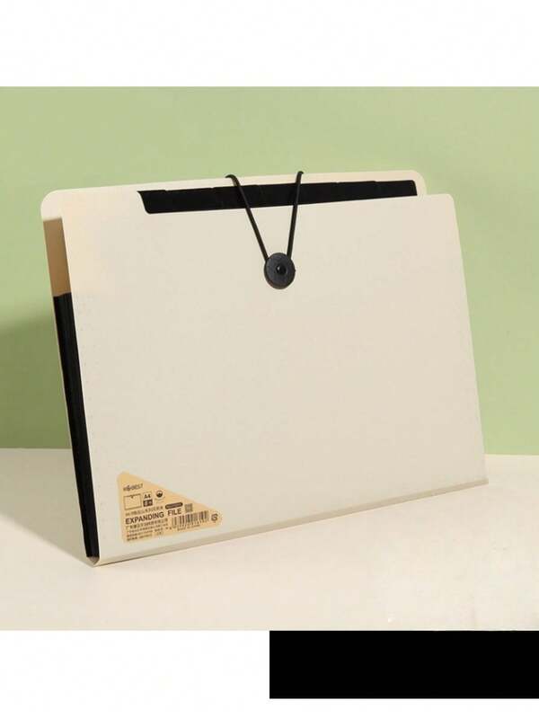 1 pieza/2 piezas Organizador de documentos tipo acordeón con 8 ranuras para oficina, carpeta de archivos por asignatura para estudiantes, portafolio de almacenamiento de documentos multicapa