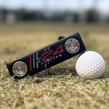 1pc With Number 24 Golf Putting Golf Club 32 33 34 35 36 Inches, Head Cover, Limited Quantity, Golf Club - Improves Ball Speed And Accuracy Through Aiming Line - Black - View 1