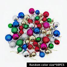 50PCS Christmas Electroplated Matte Decorative Balls, Christmas Tree Decoration Pendants, Decorations For Holiday And Party Scenes, Small Balls To Add Festive Atmosphere, Multiple Colors Randomly Shipped Home Decor Christmas Decorations Room Decor Winter Christmas Decorations Home Christmas Gifts Christmas Decor