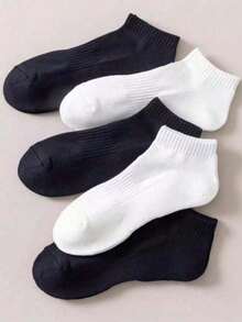 1/5/10Pairs Of Women's Socks,Short Socks,White Socks,Black Socks,Invisible Socks,Women Socks,Cute Socks,Girls Socks, Autumn/Winter/Spring/Fall/Summer Socks,Mesh Breathable Details, Guide Rail Breathable Hole Design, Moisture Wicking, Soft And Smooth, Suitable For Various Holidays, Sports, Leisure, Business And Other Daily Wear, Can Be Worn All Year Round, Color Combinations Are Random.