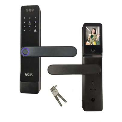 Fechadura Eletronica Digital Porta Senha Wifi Biometria Facial Chave Cartao App Celular Bateria Segurança Residencial