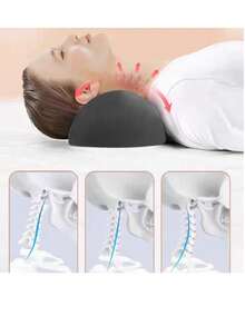 1 件颈枕，睡眠记忆海绵枕，男女颈椎保护枕，背部和颈部牵引枕