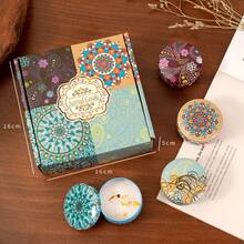 4pcs Fragrance Gift Set, Scented Candle Gift Box Set, Elegant Ladies Scented Candle Gift Set, Women's Candle Gift Set, Candle Gift Set, Christmas Candle, Rose Candle, Lavender, Rose, Jasmine, Baby's Breath, Home Fragrance Candles, Suitable For Yoga, Meditation, Spa, Bath, Women's Stress Relief, Care Gifts, Suitable As Halloween, Christmas, Valentine's Day Gifts - Multicolor - View 9