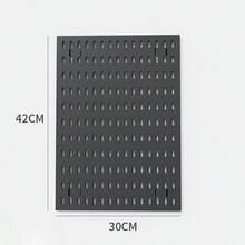 1pc Punch-Free Pegboard, Wall Storage Rack, Easy Installation Household Hole Board Wall Shelf, Wall Hanging Storage Rack, Study E-Sports Room Storage Display Rack, Kitchen Storage Accessories