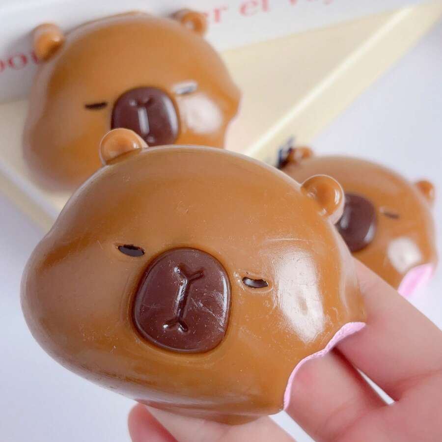 1 Đồ chơi bóp siêu mềm TPR cao su mềm, cắn chuột lang nước, thích hợp cho học sinh và văn phòng, đồ thủ công vui nhộn, quà tặng sinh nhật, trò chơi tiệc lễ hội, thích hợp làm quà tặng ngày lễ, đồ chơi thú vị để chia sẻ với bạn bè. Đồ chơi mềm có đồ chơi cảm giác phục hồi chậm - Nhiều màu - Xem 1