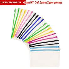 50 Peças Sacos de Zíper de Lona Bege - Bolsas DIY para Artesanato e Armazenamento de Cosméticos, Papelaria - Perfeito para Natal, Casamentos, Aniversários, Decoração de Casa, Decorações de Natal, Decoração de Quarto de Inverno