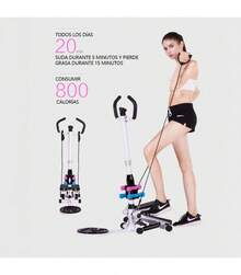 Escaladora Elliptical Trainer Multifunciona Eliptic Gym - Negro - Ver 5