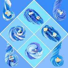 6pcs, DIY Clay Toy Set, Butter Clay, Crystal Clay, Brushed Clay, Customizable Decorative Ornaments With Accessories, Decompression Toys, Various Colors And Styles Of Clay Toy Sets, Great Gifts For Boys/Girls, Birthday Gifts, Slime Kit,Putty,Clay Kit,Stress Relief