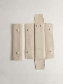 1 件绒面革珠宝袋，多功能卷起式珠宝收纳袋，小尺寸手表和珠宝收纳盒，便携又方便 - 彩色 - 查看 11