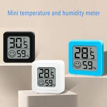 1/2/3件装迷你温湿度计，室内数字温湿度计 - 小巧便携，易于读取，电池供电，测量精准